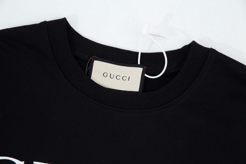 Close-up detail shot of Gucci luxury clothing with everyday silhouette