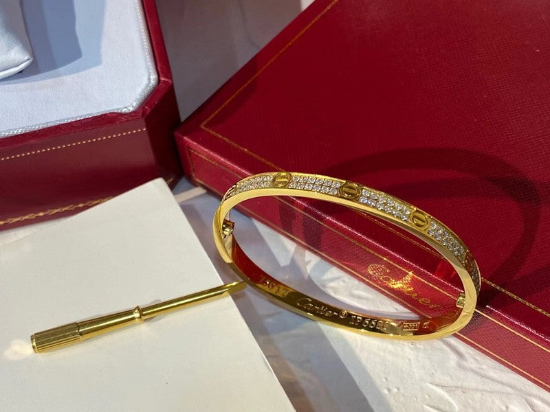 Angled view of Cartier unisex jewelry piece