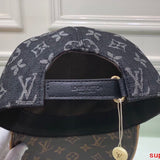 Close-up detail view of Louis Vuitton unisex cap