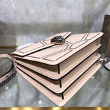 Refined Vegan Leather Handbag - Refined Silhouette | Women's Statement Accessory #1782 - hardware and detail close-up (image 5) of designer-inspired handbag