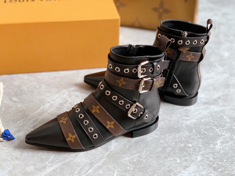 Louis Vuitton luxury shoes close-up — premium authentic designer style
