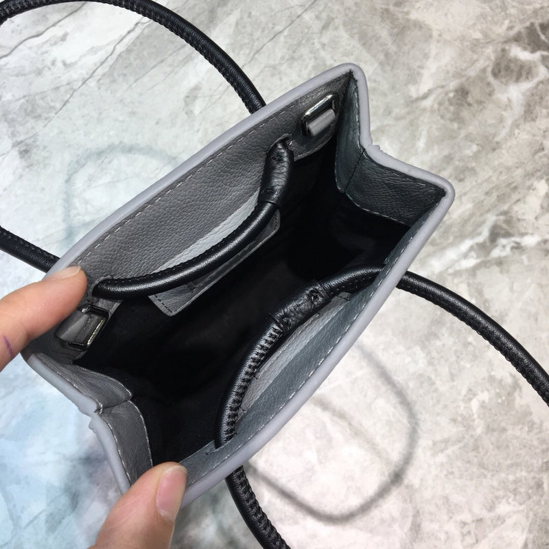 Sleek Premium PU Leather Handbag - Refined Silhouette | Women's Premium Handbag #1075 - alternate angle view (image 8) of designer-inspired handbag
