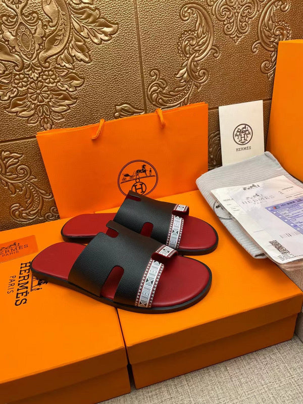 Hermès Chocolate Brown Block Heel Pumps - Lifestyle Styling Shot