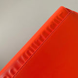 Front view of statement sleek women's handbag – women's designer-style accessory
