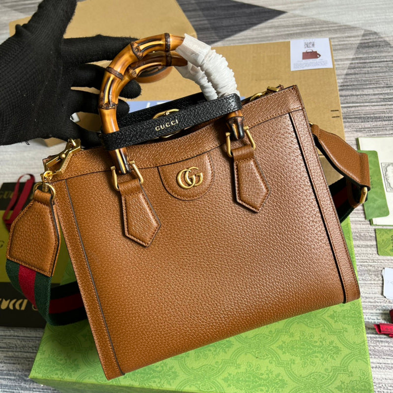 Front view of sleek modern women's handbag – women's statement bag