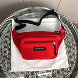 Front view of structured refined women's handbag – women's designer-style accessory
