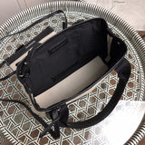 Close-up detail of structured everyday-luxe women's handbag – women's everyday handbag