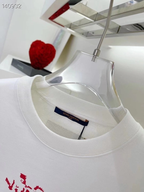 Back view of Louis Vuitton luxury clothing with runway-inspired design