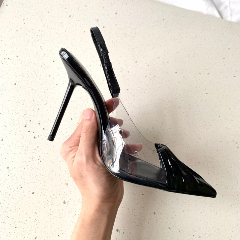 Saint Laurent shoes front view designer style