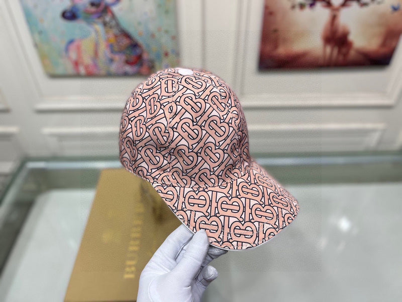 Front view of Burberry unisex cap