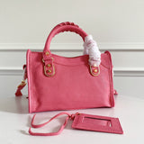Zivas Charm Streamlined Design Statement Handbag (Signature Shape & Finish) – Full Silhouette