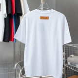 Side profile of Louis Vuitton cotton t-shirt with relaxed-fit cut