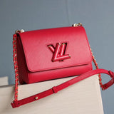Front view of chic refined women's handbag – women's luxury handbag