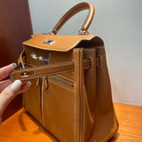 Close-up detail of sophisticated bag design