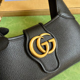 Back view of sleek classic women's handbag – women's designer-style accessory
