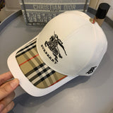 Front view of Burberry unisex cap