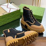 Side profile of Gucci classic monochrome sneakers everyday casual design