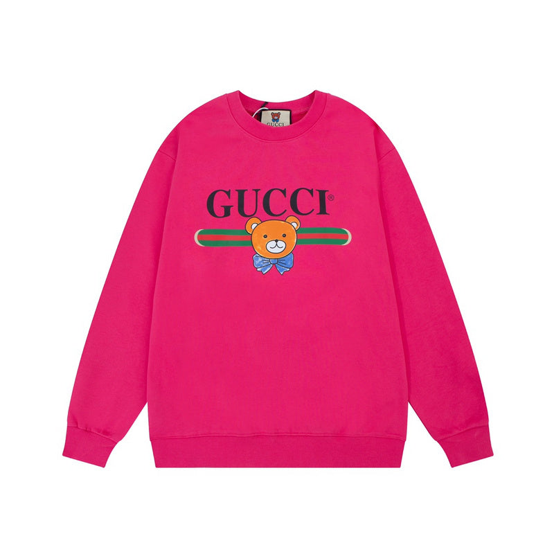 Back view of Gucci luxury clothing with everyday silhouette