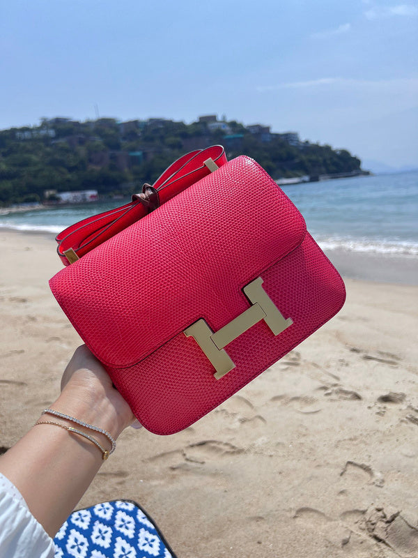Close-up detail of refined bag design