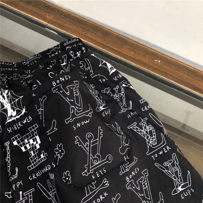 Close-up detail shot of Louis Vuitton cotton t-shirt with streetwear-inspired cut
