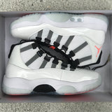 Side profile of Nike two-tone sneakers streetwear statement look