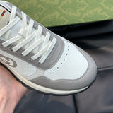 Gucci classic monochrome luxury sneakers view 10 heritage-inspired look