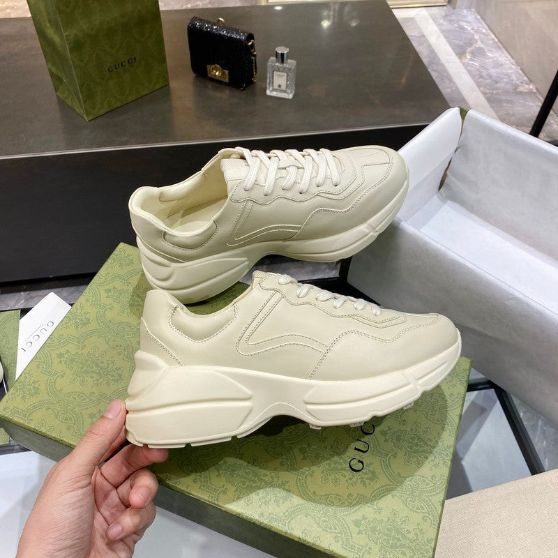 Gucci sneakers detailed view showing premium designer craftsmanship