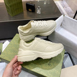 Gucci sneakers detailed view showing premium designer craftsmanship