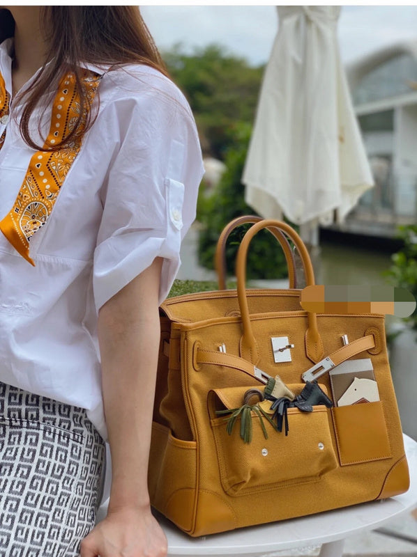 Modern bag shown from front angle