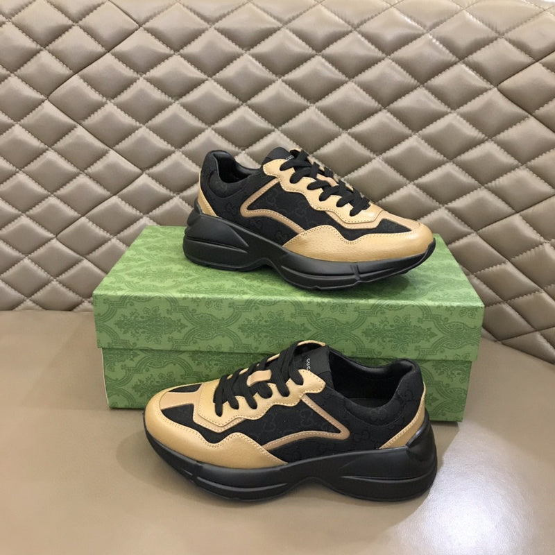 Gucci two-tone luxury sneakers view 8 streetwear statement look