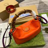 Top view of statement signature women's handbag – women's designer-style accessory