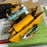 Close-up detail of statement signature women's handbag – women's luxury accessory