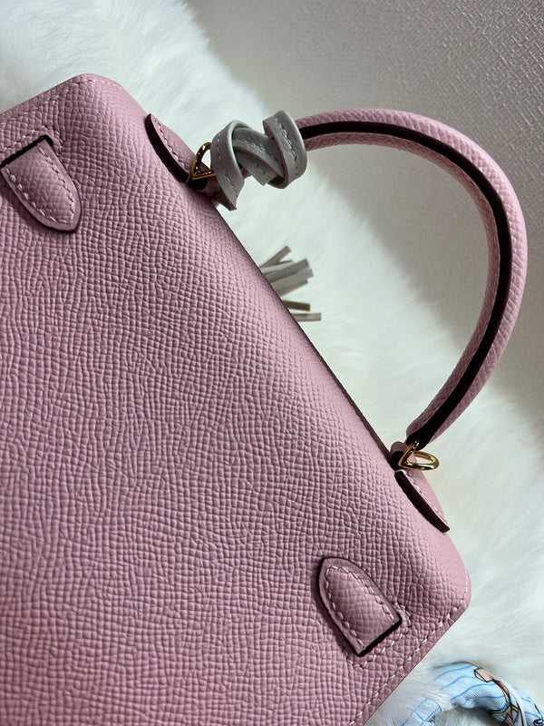 Close-up detail of elegant bag design