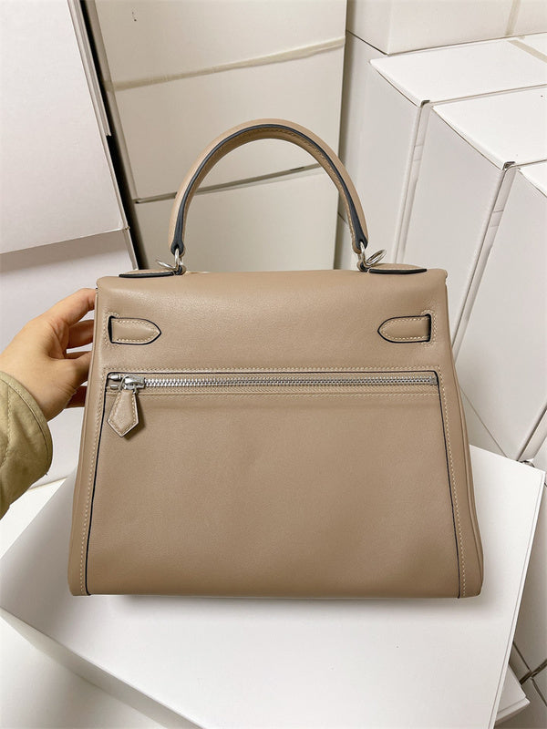 Close-up detail of graceful bag design