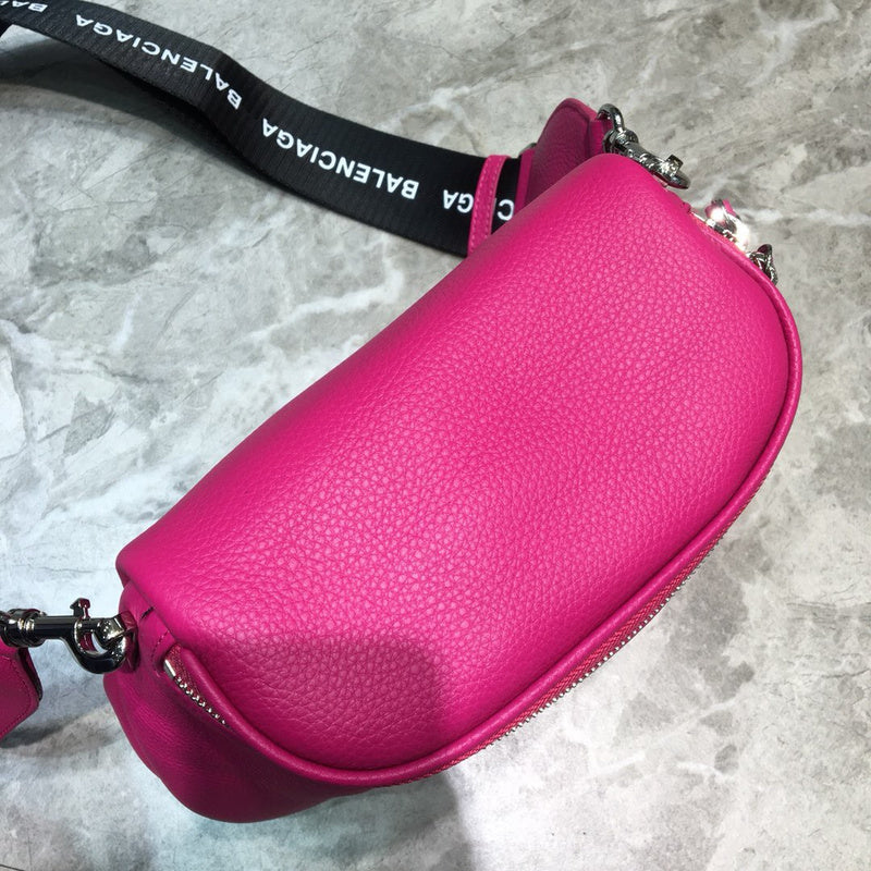 Bold Faux Leather Handbag - Statement Silhouette | Women's Fashion Handbag #749 - styled full view (image 7) of designer-inspired handbag