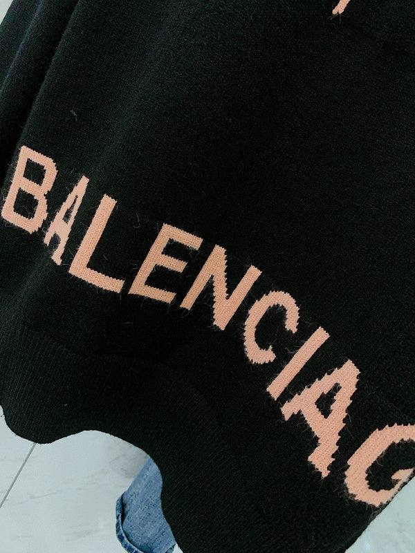 Close-up of Balenciaga designer clothing craftsmanship