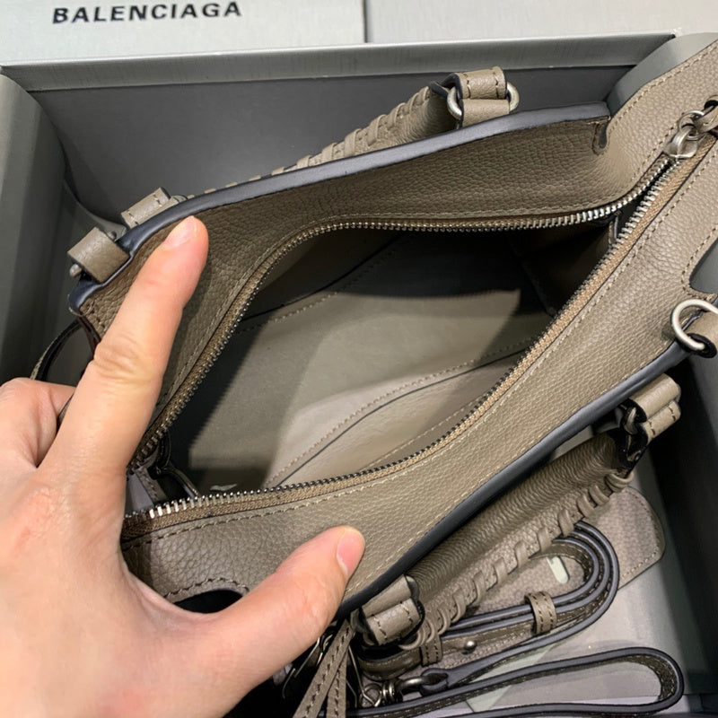 Sleek Faux Leather Handbag - Premium Craftsmanship Detailing | Women's Designer-Inspired Purse #326 - styled full view (image 7) of designer-inspired handbag
