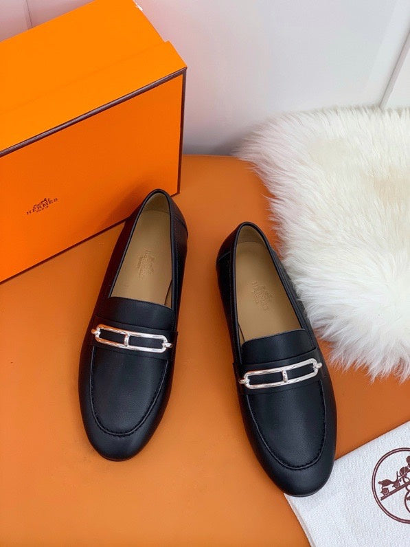 Hermes shoes Style 363 - logo and branding close-up