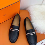 Hermes shoes Style 363 - logo and branding close-up