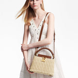  streamlined satchel styled with outfit