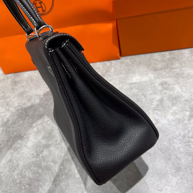 Close-up detail of structured bag design
