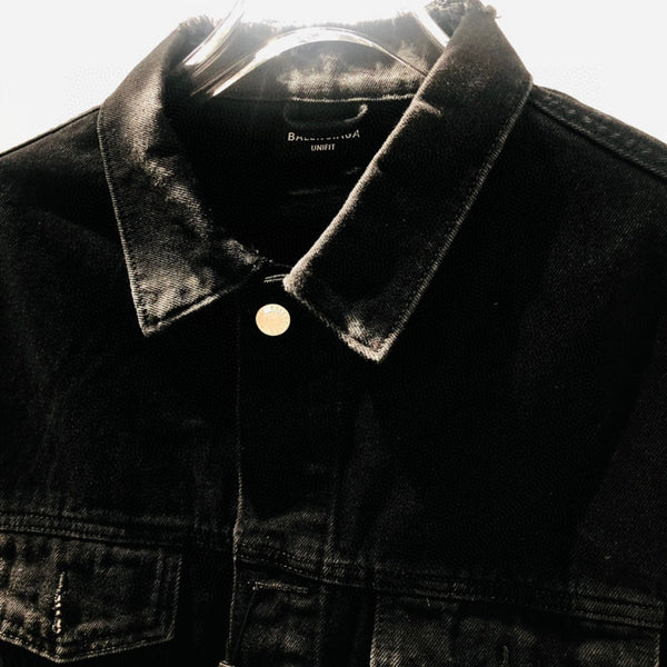 Balenciaga clothing close-up — premium authentic designer style