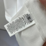 Close-up of Burberry t-shirt craftsmanship