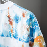 Back view of Louis Vuitton cotton t-shirt with monogram-inspired silhouette