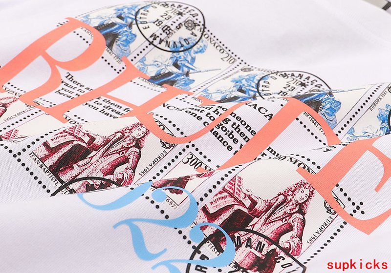 Close-up detail shot of Rhude luxury clothing with everyday silhouette