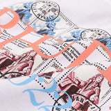 Close-up detail shot of Rhude luxury clothing with everyday silhouette