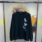 Front view of Louis Vuitton luxury clothing with signature branding