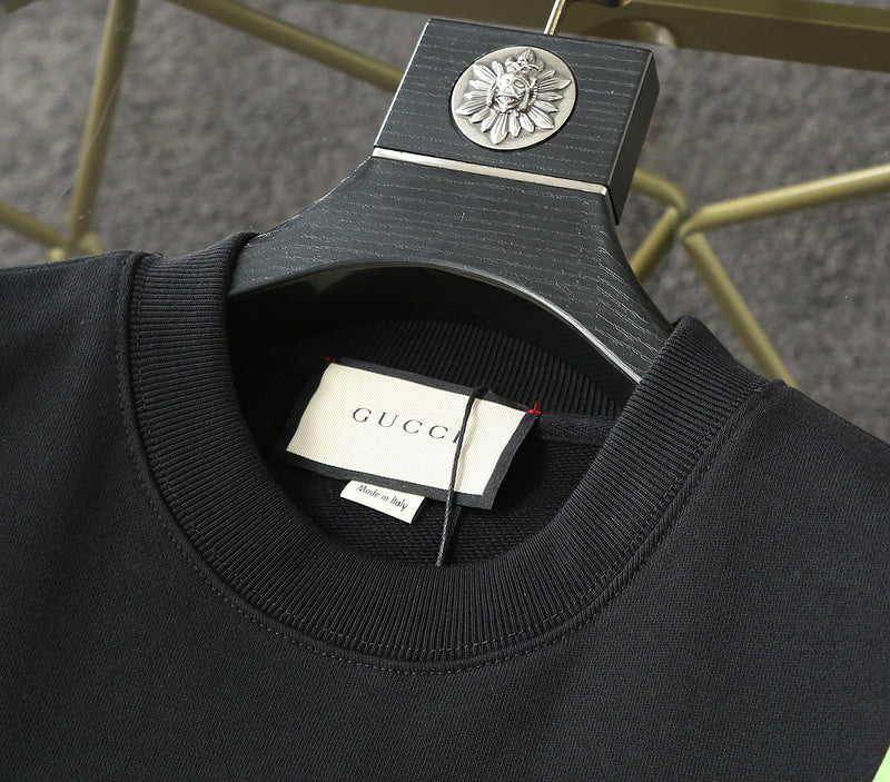 Full styled look of Gucci luxury clothing with tailored silhouette