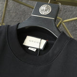 Full styled look of Gucci luxury clothing with tailored silhouette