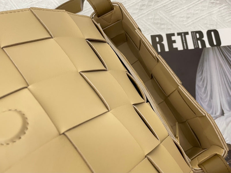 Structured Faux Leather Handbag - Polished Finish | Women's Statement Accessory #1614 - alternate angle view (image 8) of designer-inspired handbag